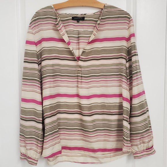 Lafayette 148 New York Silk Shirt - Picture 1 of 4